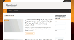 Desktop Screenshot of marocemploi.org